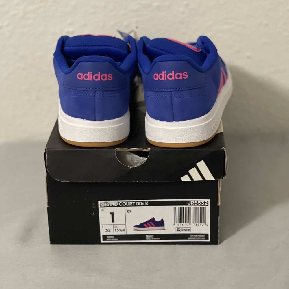 🚨SOLD🚨 Adidas Kids' Grand Court Y2K Size 1 New in Box - Picture 2 of 6
